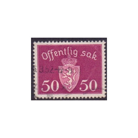 Norge. Tjenste. 1946-47. 50  Øre. AFA nr. 58 **   / st.