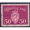 Norge. Tjenste. 1946-47. 50  Øre. AFA nr. 58 **   / st.