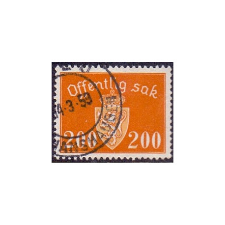 Norge. Tjenste. 1946-47. 200  Øre. AFA nr. 59 **   / st.