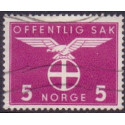 Norge. Tjenste. 1944. 5 Øre. AFA nr. 41 **  / st.