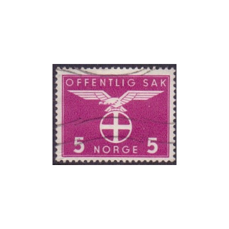 Norge. Tjenste. 1944. 5 Øre. AFA nr. 41 **  / st.