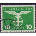 Norge. Tjenste. 1944. 10 Øre. AFA nr. 43 **    / st.