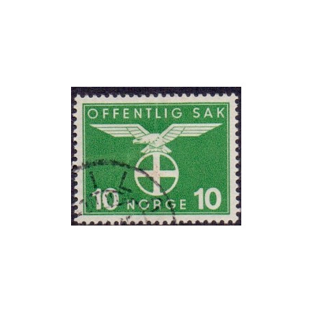 Norge. Tjenste. 1944. 10 Øre. AFA nr. 43 **    / st.
