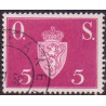 Norge. Tjenste. 1951-52. 5 Øre. AFA nr. 61 **   / st.