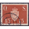 Norge. Tjenste. 1951-52. 15 Øre. AFA nr. 63 **   / st.