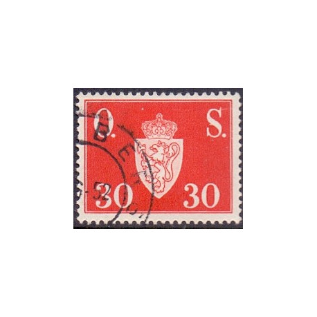Norge. Tjenste. 1951-52. 30 Øre. AFA nr. 64 **   / st.