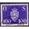 Norge. Tjenste. 1951-52. 100 Øre. AFA nr. 67 **   / st.
