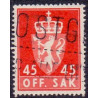 Norge. Tjenste. 1955-58. 45 Øre. AFA nr. 78 **             / st.