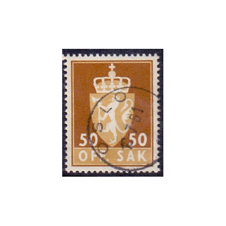 Norge. Tjenste. 1955-58. 50 Øre. AFA nr. 79 **             / st.