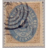 DWI. 1873-1902.  4 Cents, gulbrun/blå.AFA nr 7B **/ st