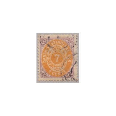 DWI. 1873-1902.  7 Cents, lilla/gul AFA nr 8 **  / st