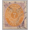 DWI. 1873-1902.  7 Cents, lilla/gul AFA nr 8 **  / st