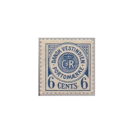 DWI. Portomærker 1902. 6 cent. AFA nr. 3 **   /st.