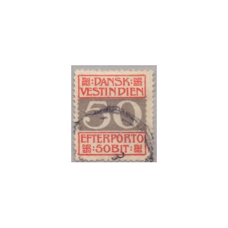 DWI. Portomærker 1905. 50 bit. KAMTAKKET: AFA nr. 8B **   /st.