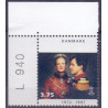 1997. Dr. Margrethe 25's års regeringsjubilæum. med varianten.AFA nr. 1135y ** postfrisk         Stemplet FDC