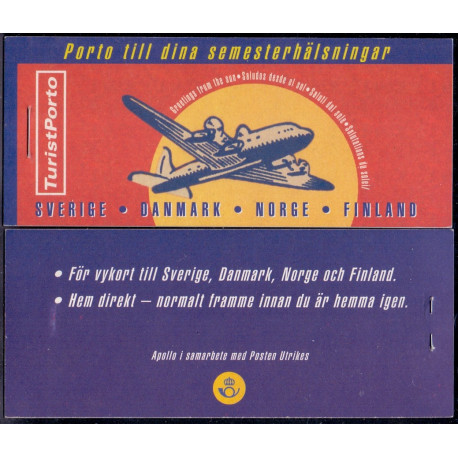Sverige. 1995. Tourist Stamps Facit: TU 1-4 forskellige **