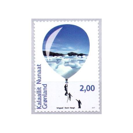 2017. 2,00-11,50 kr. Miljø i Grønland. AFA nr. 770-71E ** postfrisk  stemplet FDC