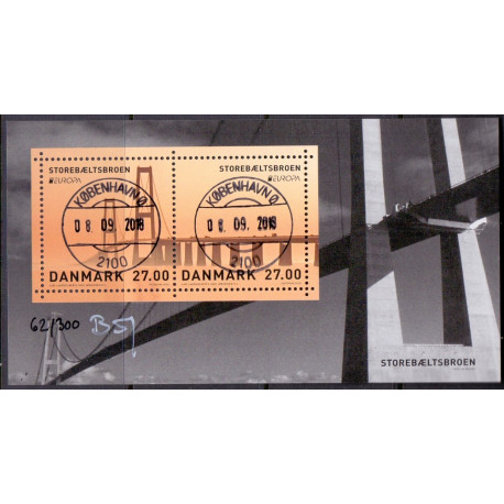 2018. Europa. CEPT. Broer, miniark, AFA nr. 1940A, postfrisk    Stemplet FDC