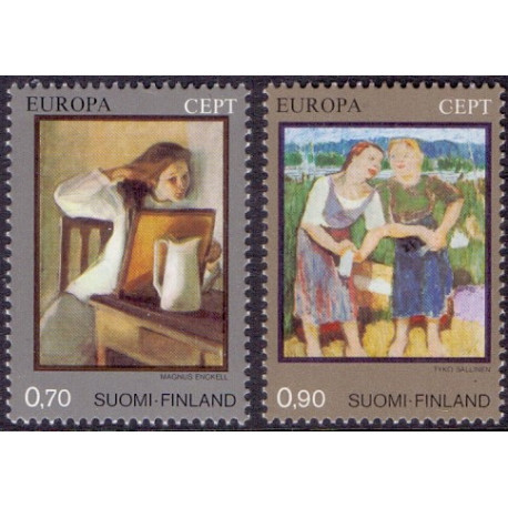 Finland. 1975 Europamærker / CEPT. AFA nr. 771-72 **         , postfrisk stemplet