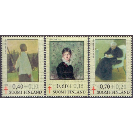 Finland. 1975. Tuberkulose. AFA nr. 778-80 **       , postfrisk stemplet