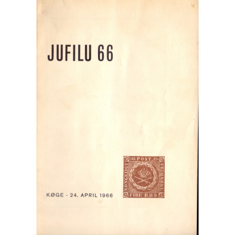 JUFILU 66 Køge udstilingskatalog bl.a om fire R.B.S af J. Schmidt-Andersen