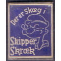 Frimærkepenge 1 Øre " Der er Skæg i Skipper Skræk" Grøn/Blå/Rød