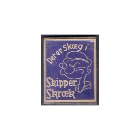 Frimærkepenge 1 Øre " Der er Skæg i Skipper Skræk" Grøn/Blå/Rød