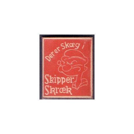 Frimærkepenge 1 Øre " Der er Skæg i Skipper Skræk" Grøn