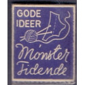 Frimærkepenge 1 Øre "Mønster Tidende" Blå/rød