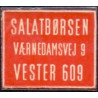 Frimærkepenge 1 Øre "Salatbørsen" Rød
