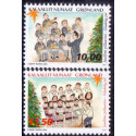 2014. 10,00-11,50 Kr. Julefrimærker. AFA nr. 689-90 postfrisk  stemplet