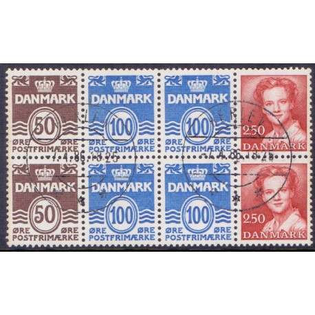 Hæftesammentryk. AFA nr. HS 6 **, postfrisk, stemplet FDC