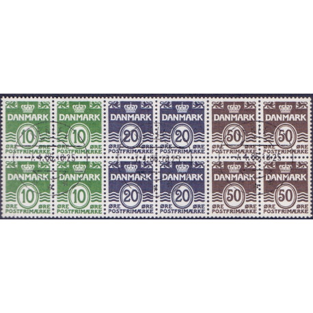 Hæftesammentryk. AFA nr. HS 10 **, postfrisk, stemplet FDC