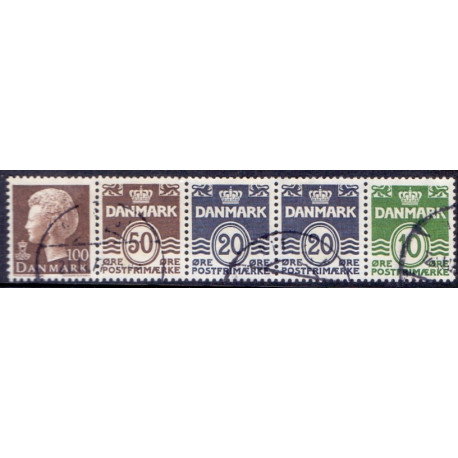 Hæftesammentryk 1977 AFA nr. HS1 **, postfrisk, stemplet FDC