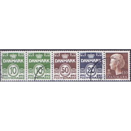 Hæftesammentryk 1977 AFA nr. HS 2 **, postfrisk, stemplet FDC