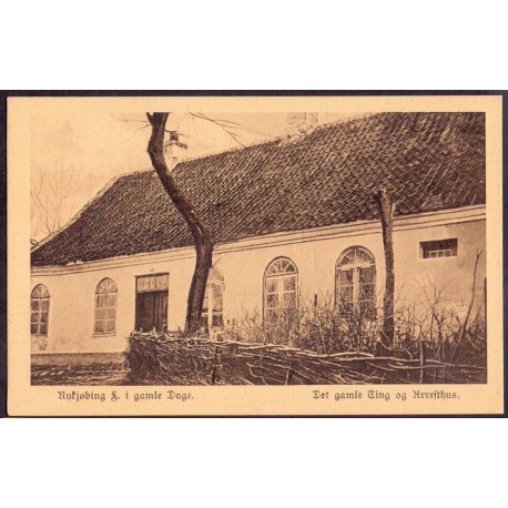 4800. Nykøbing F.   Det gamle ting og Arresthus, ubrugt (Mackeprang 27585)