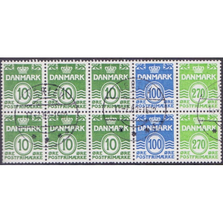 Hæftesammentryk. AFA nr. HS 11 **, postfrisk, stemplet FDC
