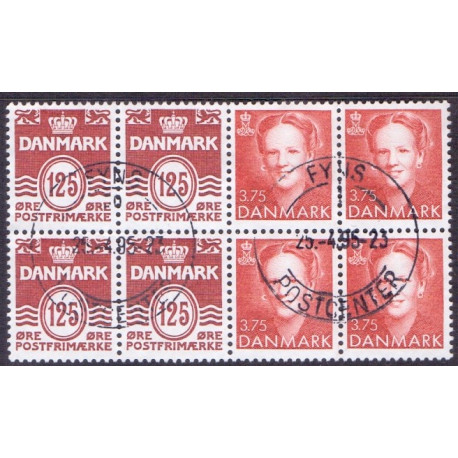 Hæftesammentryk. AFA nr. HS 17 **, postfrisk, stemplet FDC