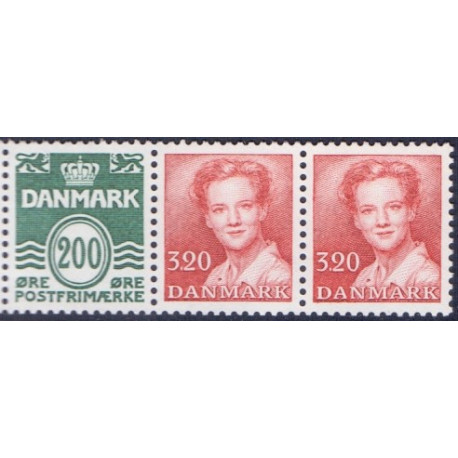 Hæftesammentryk. AFA nr. HS 13 **, postfrisk, stemplet FDC