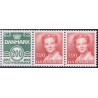 Hæftesammentryk. AFA nr. HS 13 **, postfrisk, stemplet FDC