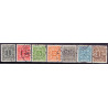 Danmark Portomærke 1934 AFA nr. 25-31 **/MNH stemplet/used