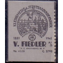 Frimærkepenge 1 Øre "Fiedler" 