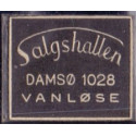 Frimærkepenge 1 Øre "Salgshallen DAMSØ 1028 VANLØSE" 