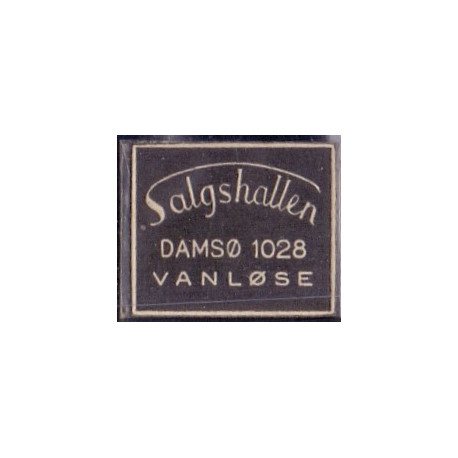 Frimærkepenge 1 Øre "Salgshallen DAMSØ 1028 VANLØSE" 