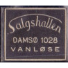 Frimærkepenge 1 Øre "Salgshallen DAMSØ 1028 VANLØSE" 