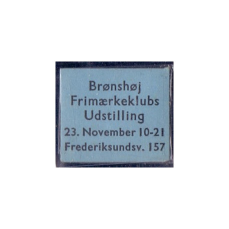 Frimærkepenge 1 Øre " Brønshøj Frimærke-Klub Udstilling"  