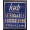 Frimærkepenge 1 Øre " Køb Istedgaards Rugsigtebrød" Blå