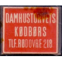 Frimærkepenge 1 Øre "Damhustorvets Kødbørs" Rød