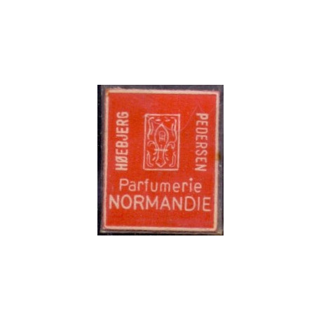 Frimærkepenge 1 Øre "Parfumere NORMANDIE" Rød