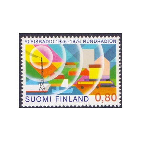 Finland. 1976. Radiovirksomhed. AFA nr. 796 **     , postfrisk stemplet